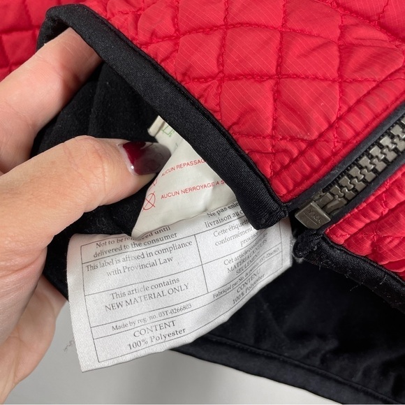 Obermeyer Quilted Jacket Red size 7 - Picture 3 of 8